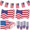200PCS 4th of July Party Supplies – Plates, Napkins, Cups, Banners & Food Tray